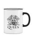 puodelis Queen vienspalvis logo puodelis Queen vienspalvis logo